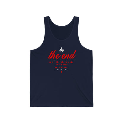 The End of All Things No. 5 | Orthodox Christian Jersey Tank Top / Sleeveless Shirt