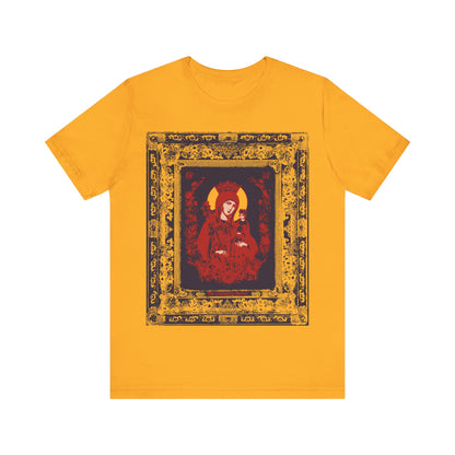 The Unfading Bloom (Theotokos Iconographic) No. 1 | Orthodox Christian T-Shirt