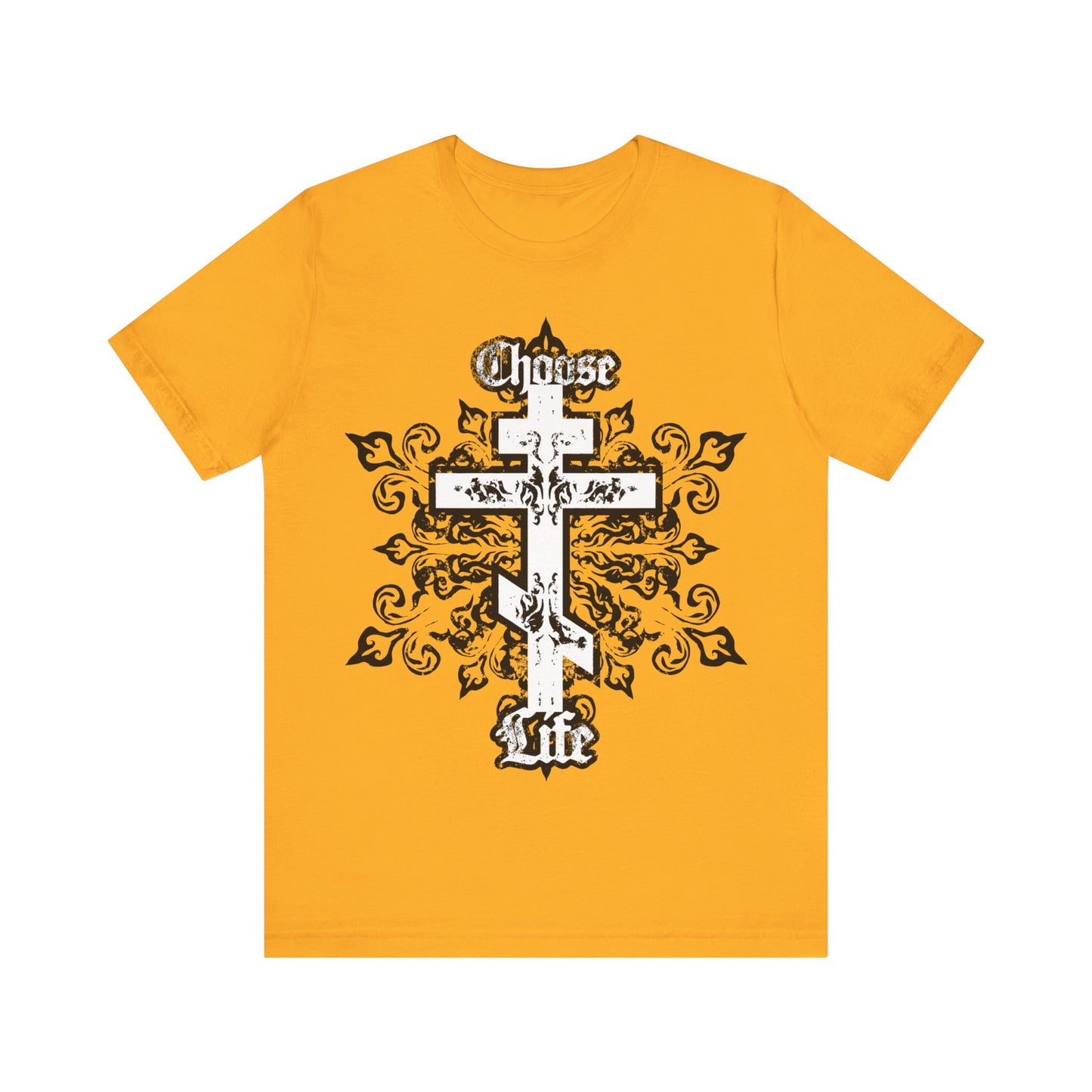 Choose Life No. 1 (Tri-Bar Cross) | Orthodox Christian T-Shirt