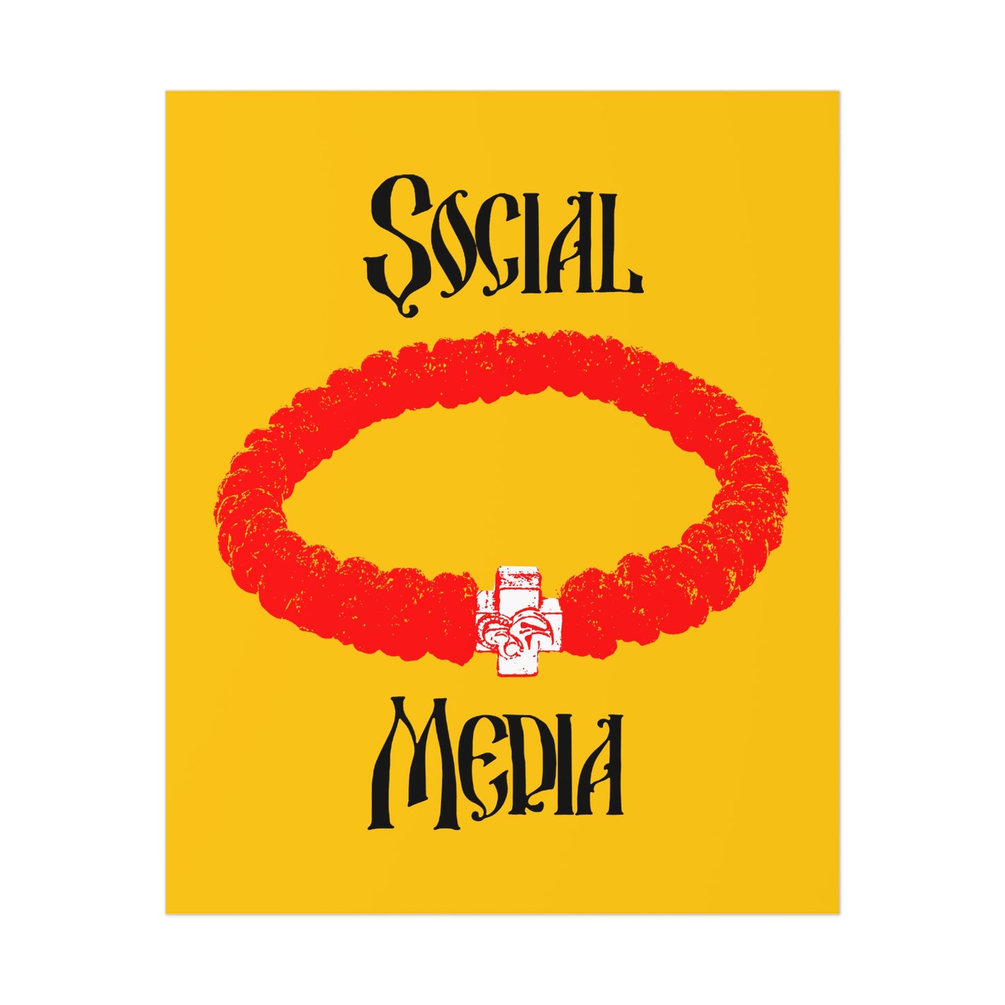 Social Media No. 2 (Prayer Rope)  | Orthodox Christian Art Poster