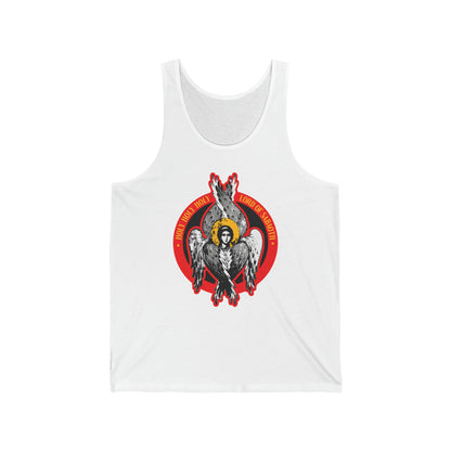 Holy Holy Holy No. 4 (Seraphim IconoGraphic) | Orthodox Christian Jersey Tank Top / Sleeveless Shirt