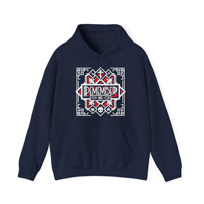 Remember You Will Die: Art Deco Design No.3 | Orthodox Christian Hoodie