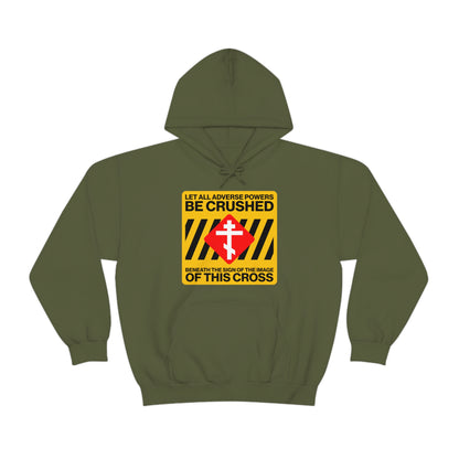 Let All Adverse Powers Be Crushed No. 1  | Orthodox Christian Hoodie / Hooded Sweatshirt