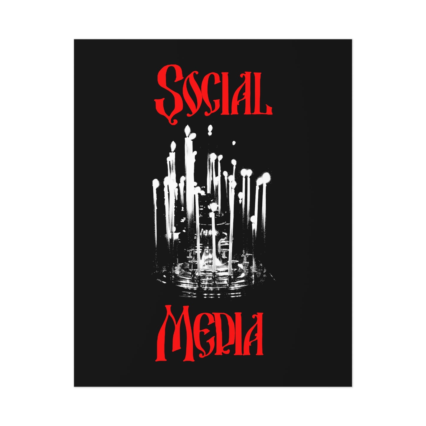 Social Media (Candles) No. 1 | Orthodox Christian Art Poster