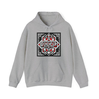 Remember You Will Die: Art Deco Design No.3 | Orthodox Christian Hoodie