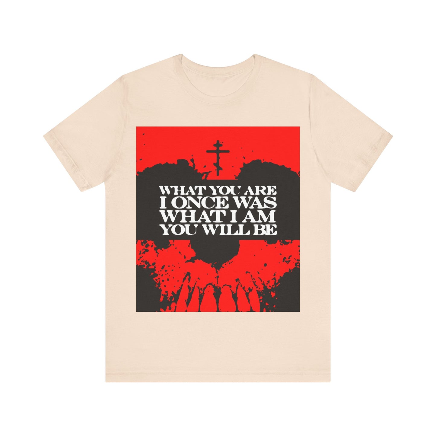 What You Are, I Once Was. What I Am, You Will Be | Memento Mori | Red Skull Remembrance of Death | Orthodox Christian T-Shirt