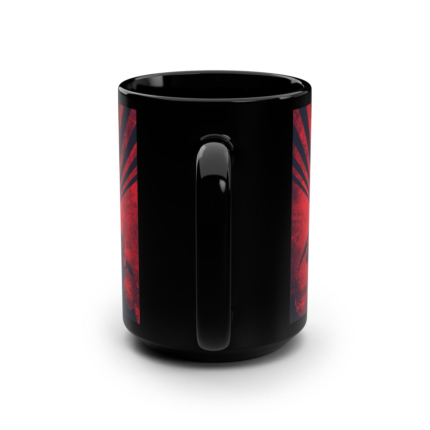 What Shall it Profit a Man | Matthew 16:26 | Soul Is Greater Than World | Red Earth White Cross | Orthodox Christian Black Mug