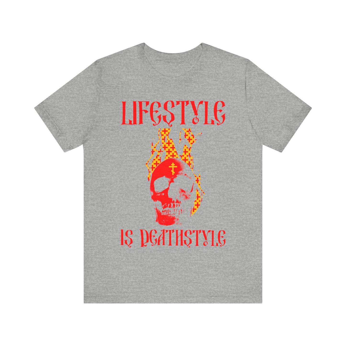 Lifestyle is Deathstyle No.1 | Orthodox Christian Cotton T-Shirt