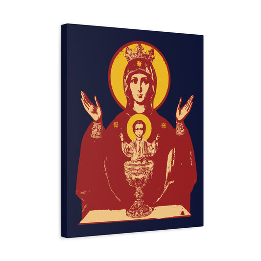 Holy Theotokos IconoGraphic of the Inexhaustible Chalice | Deliverer from Addictions | Conquer Passions | Orthodox Christian Wall Art