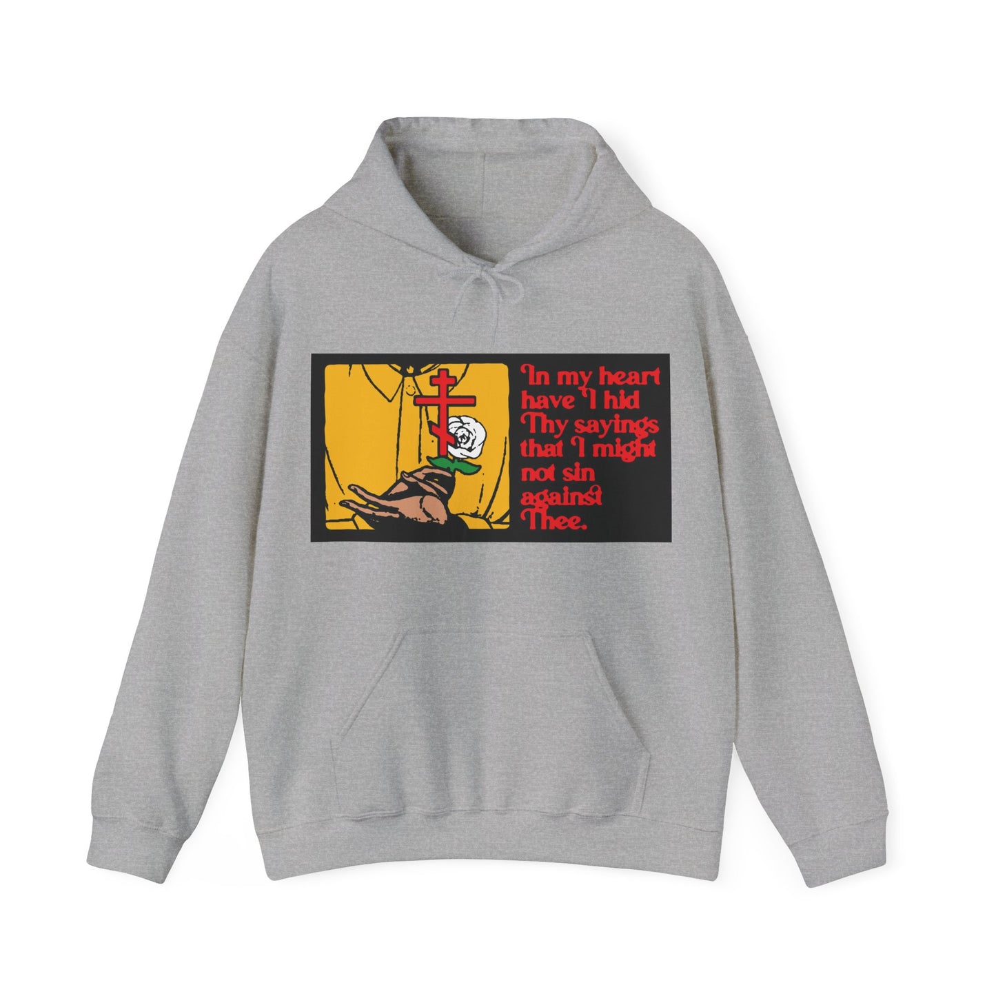 In My Heart Have I Hid Thy Sayings (Psalm 117/118) 1 | Orthodox Christian Hoodie