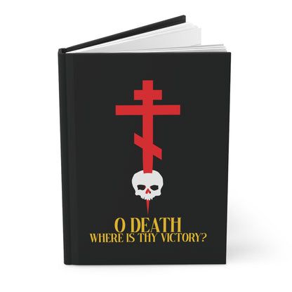 O Death Where is Thy Victory? No. 1 | Orthodox Christian Accessory | Hardcover Journal