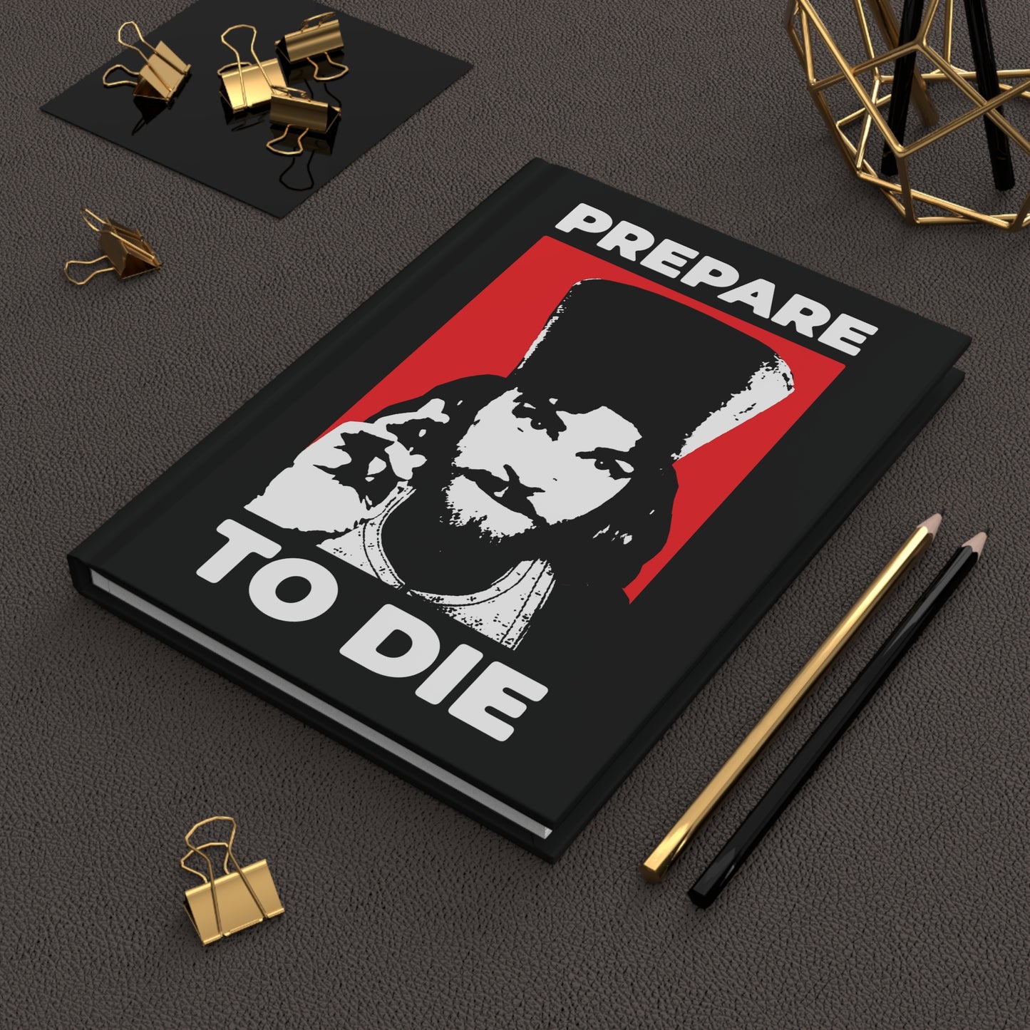 Prepare to Die | Remember You Will Die | Inigo Montoya as Orthodox Priest Giving a Blessing | Orthodox Christian Hardcover Journal