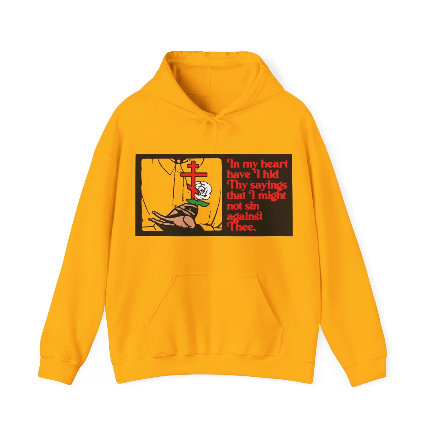 In My Heart Have I Hid Thy Sayings (Psalm 117/118) 1 | Orthodox Christian Hoodie