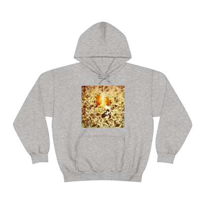 Art Cross: Rose & Skull No. 1 | Orthodox Christian Hoodie / Hooded Sweatshirt