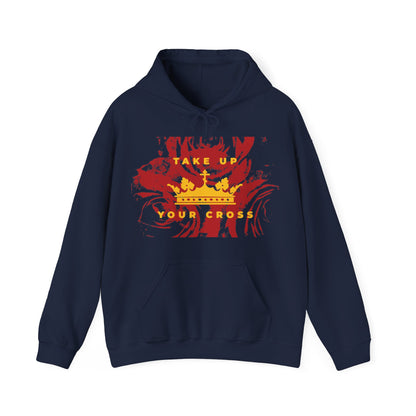 Take Up Your Cross No. 1 (Matthew 16:24-26) | Orthodox Christian Hoodie