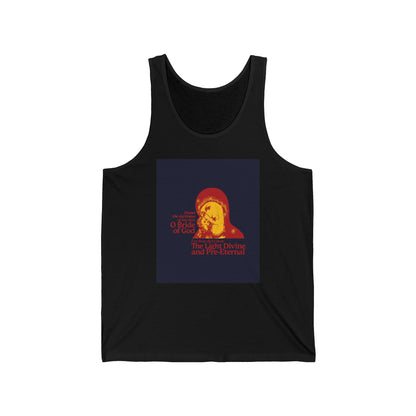 Dispel the Darkness of My Sins, O Bride of God No. 1 | Orthodox Christian Jersey Tank Top / Sleeveless Shirt