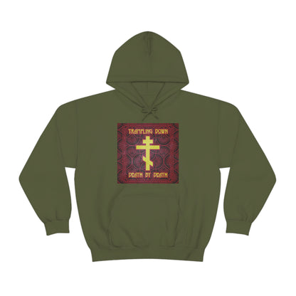 Trampling Down Death by Death No. 2  | Orthodox Christian Hoodie / Hooded Sweatshirt