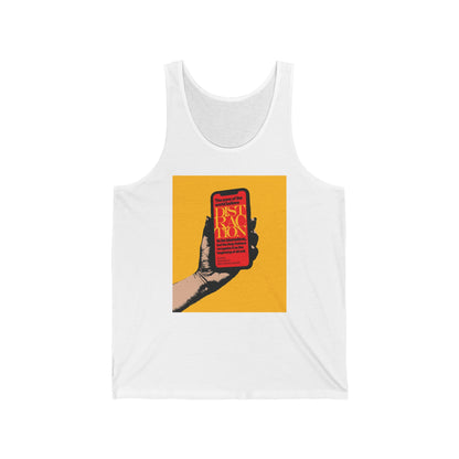 Distraction is the Beginning of All Evil (St Ignatius Brianchaninov) No. 1 | Orthodox Christian Jersey Tank Top / Sleeveless Shirt