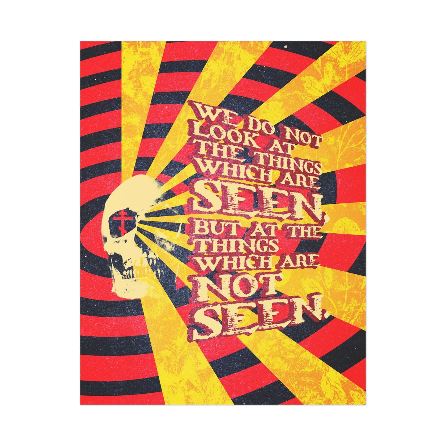 We Do Not Look at the Things Which Are Seen No. 1 | Orthodox Christian Art Poster