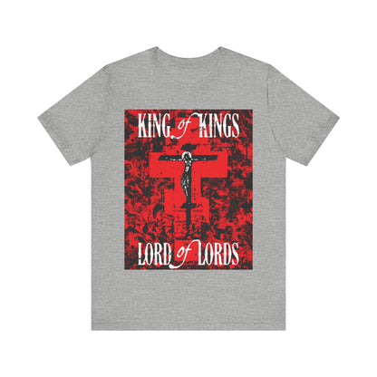 King of Kings, Lord of Lords (Jesus Christ Crucifix IconoGraphic) No. 1 | Orthodox Christian T-Shirt