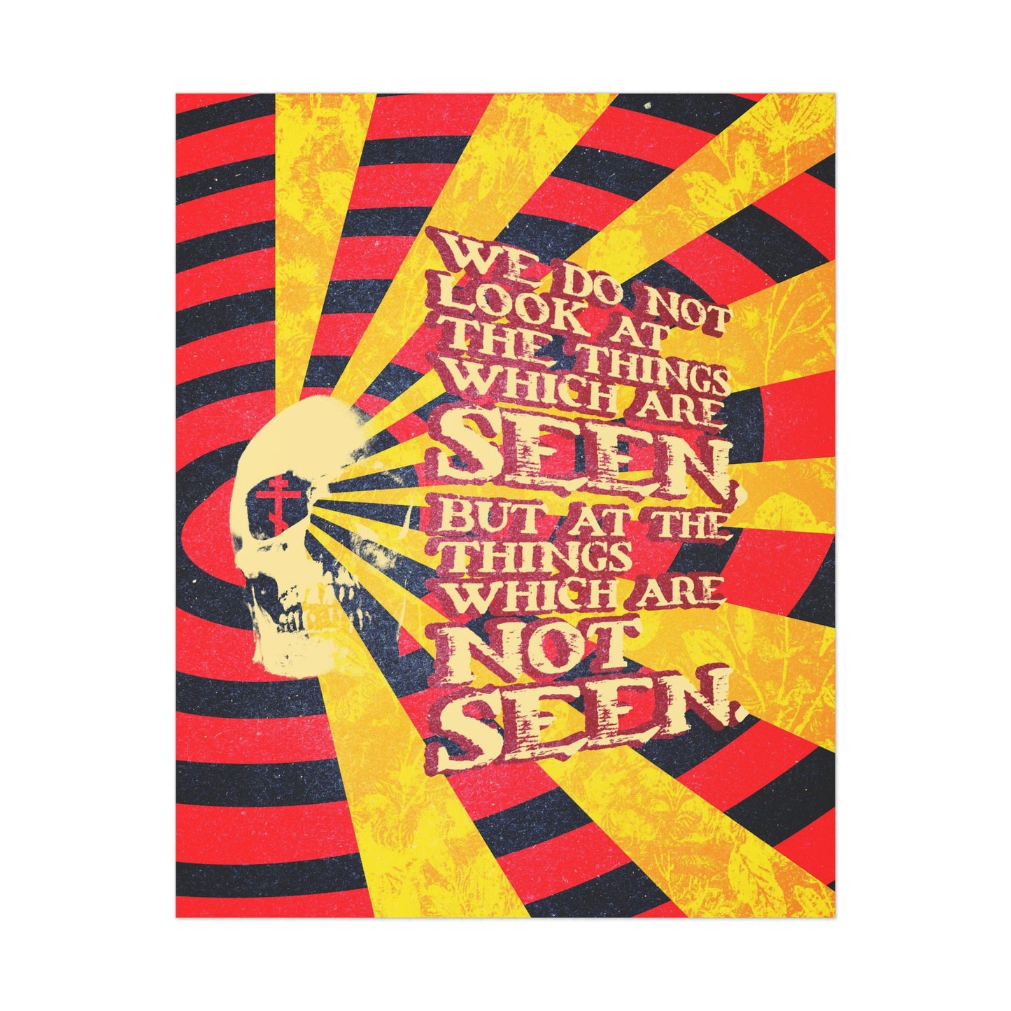 We Do Not Look at the Things Which Are Seen No. 1 | Orthodox Christian Art Poster