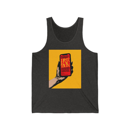 Distraction is the Beginning of All Evil (St Ignatius Brianchaninov) No. 1 | Orthodox Christian Jersey Tank Top / Sleeveless Shirt