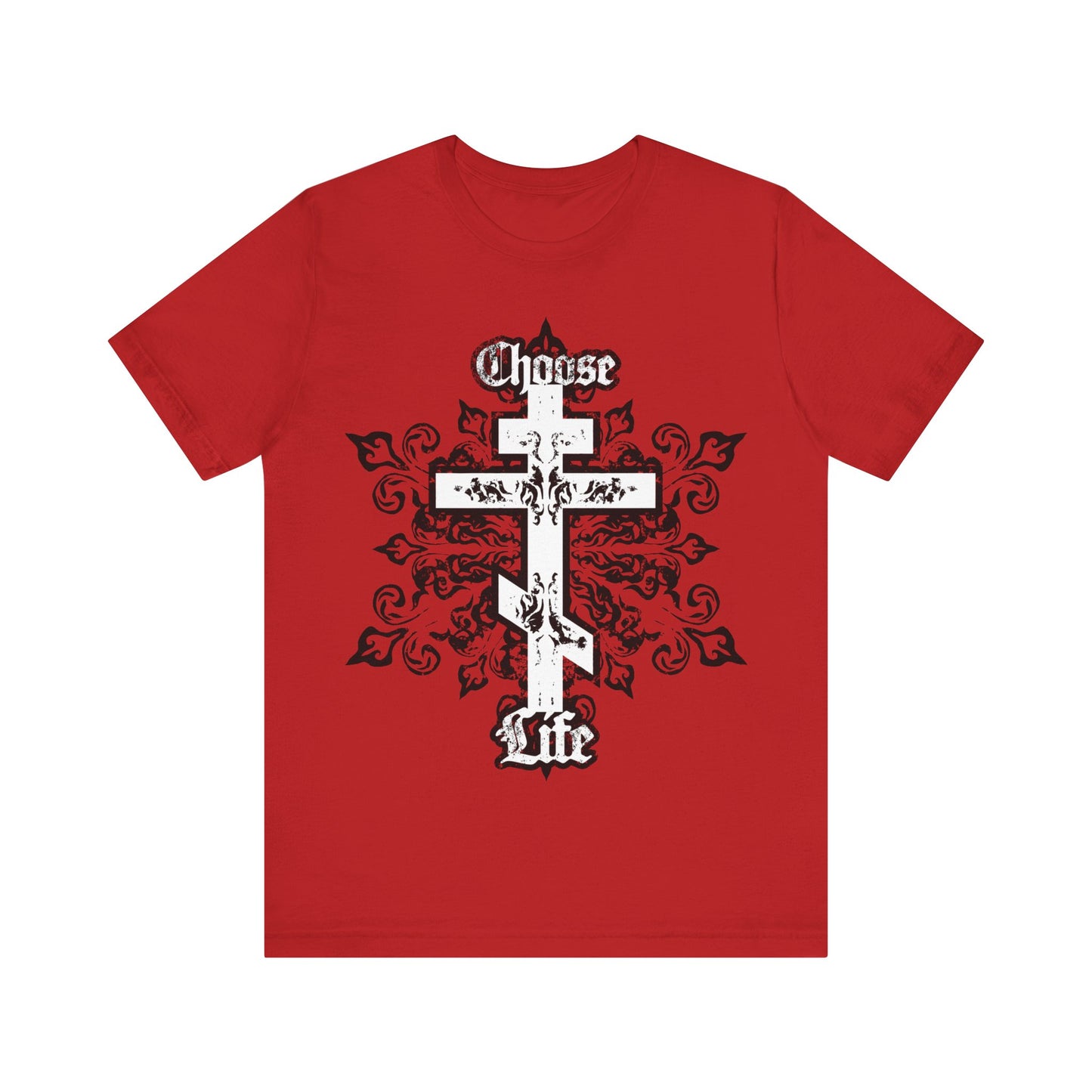 Choose Life No. 1 (Tri-Bar Cross) | Orthodox Christian T-Shirt