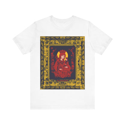 The Unfading Bloom (Theotokos Iconographic) No. 1 | Orthodox Christian T-Shirt