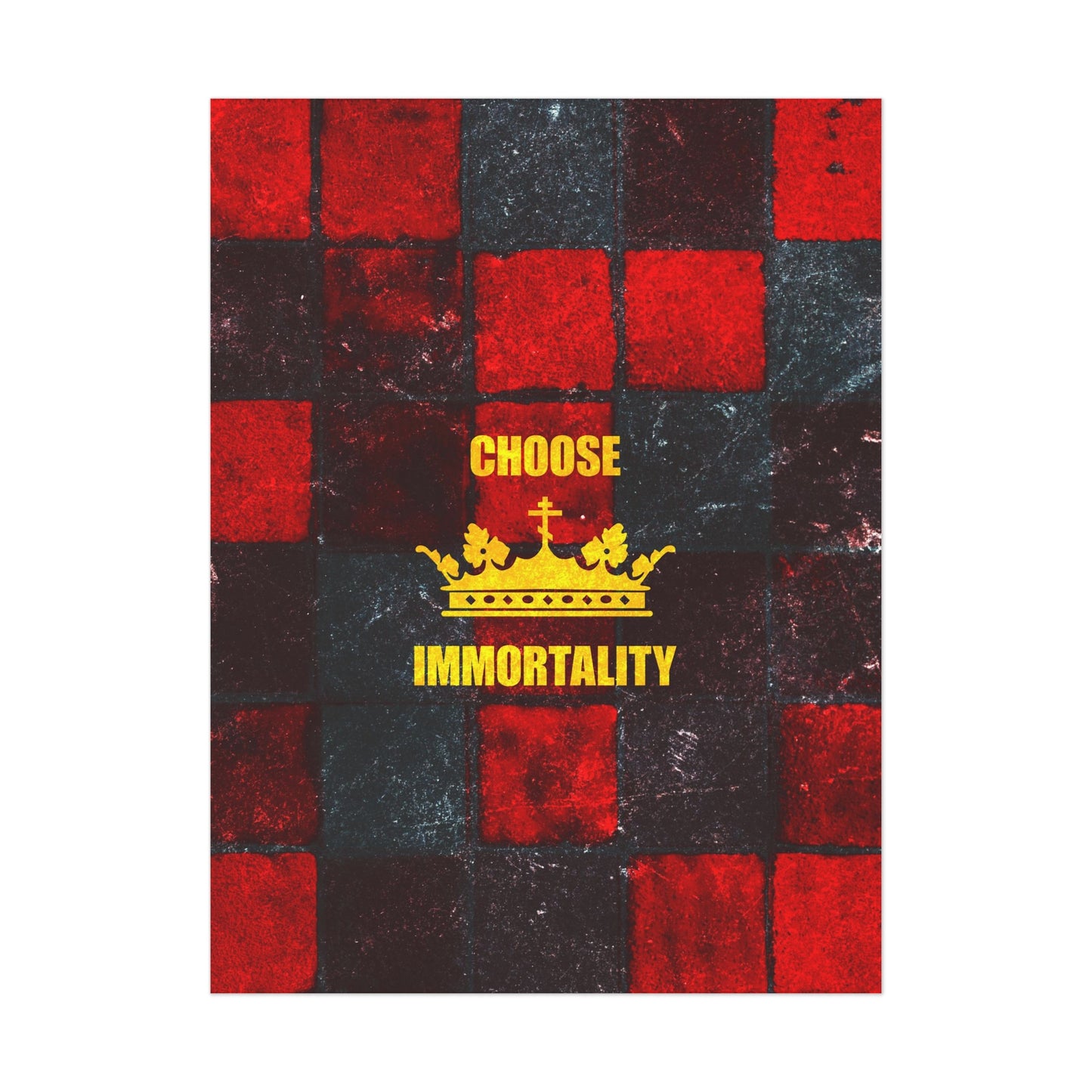 Choose Immortality No. 1 | Orthodox Christian Art Poster
