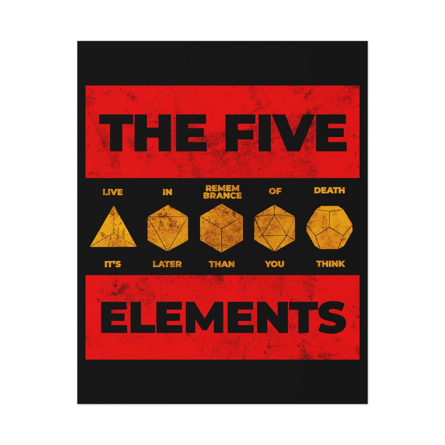 The Five Elements No. 1 |  Orthodox Christian Art Poster