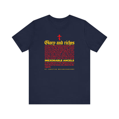 Inexorable Angels (St Ignatius Brianchaninov) No. 1 | Orthodox Christian T-Shirt