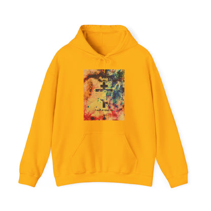 Behold, I Make All Things New (Revelation 21:5) | Cosmic Orthodox Cross On Inverted Starfield | Second Coming | Orthodox Christian Hoodie