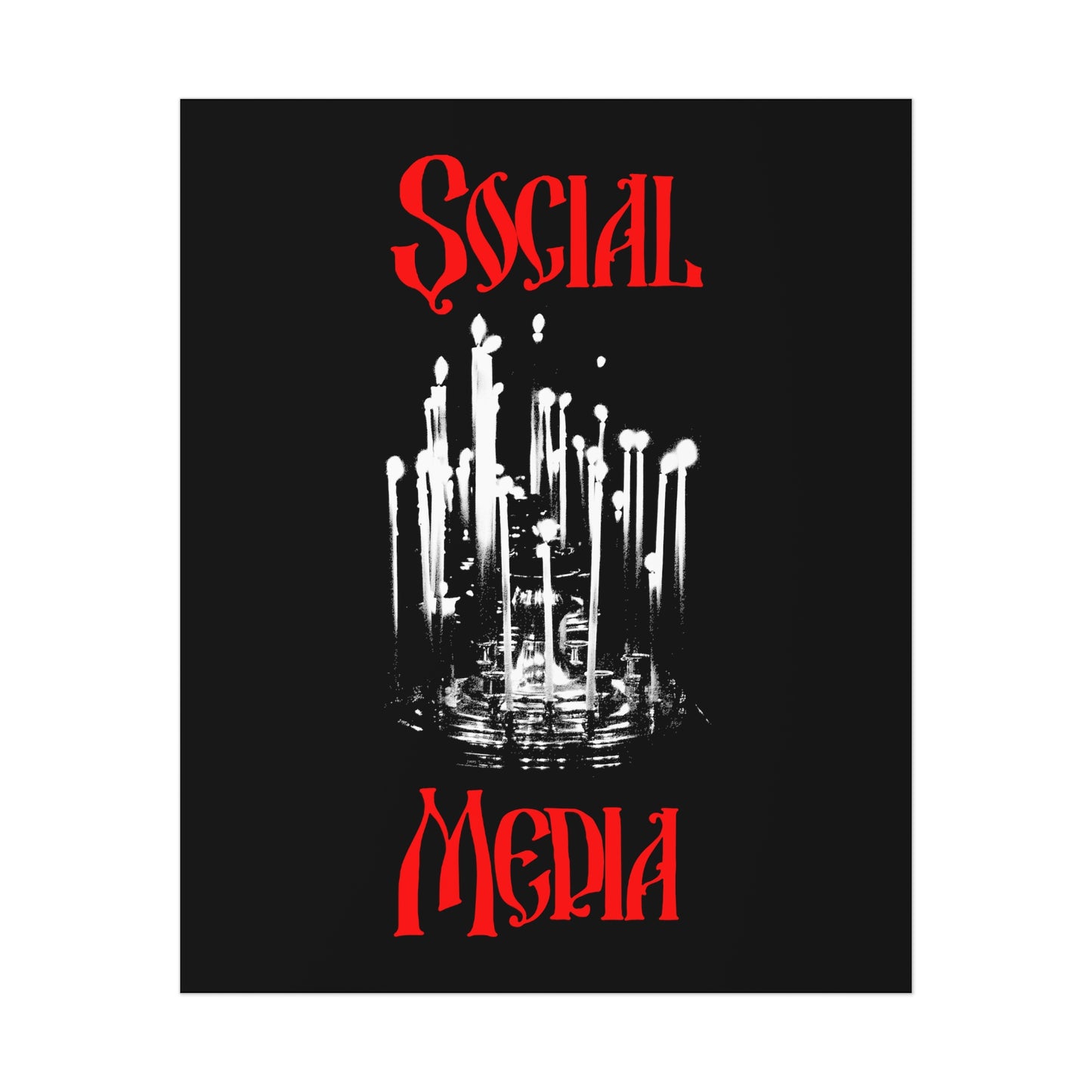 Social Media (Candles) No. 1 | Orthodox Christian Art Poster