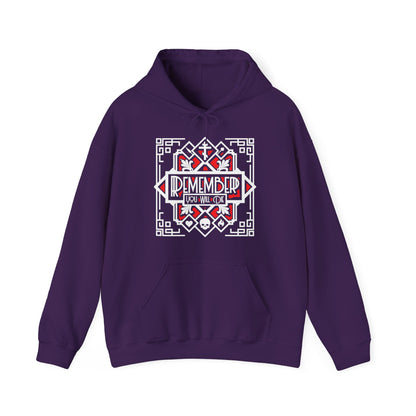 Remember You Will Die: Art Deco Design No.3 | Orthodox Christian Hoodie