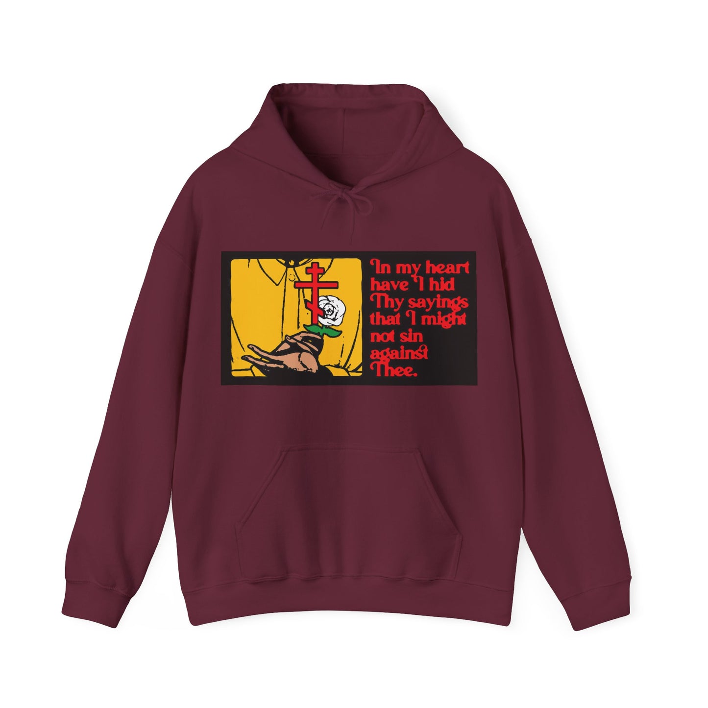 In My Heart Have I Hid Thy Sayings (Psalm 117/118) 1 | Orthodox Christian Hoodie