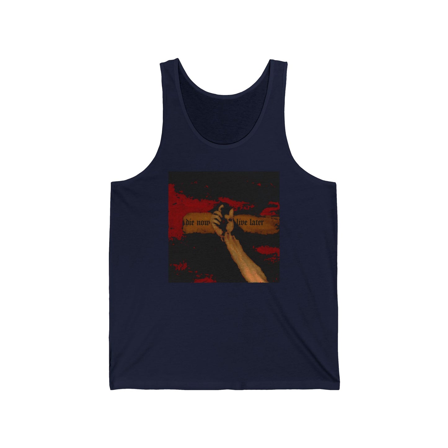 Die Now, Live Later No. 2 | Orthodox Christian Jersey Tank Top / Sleeveless Shirt