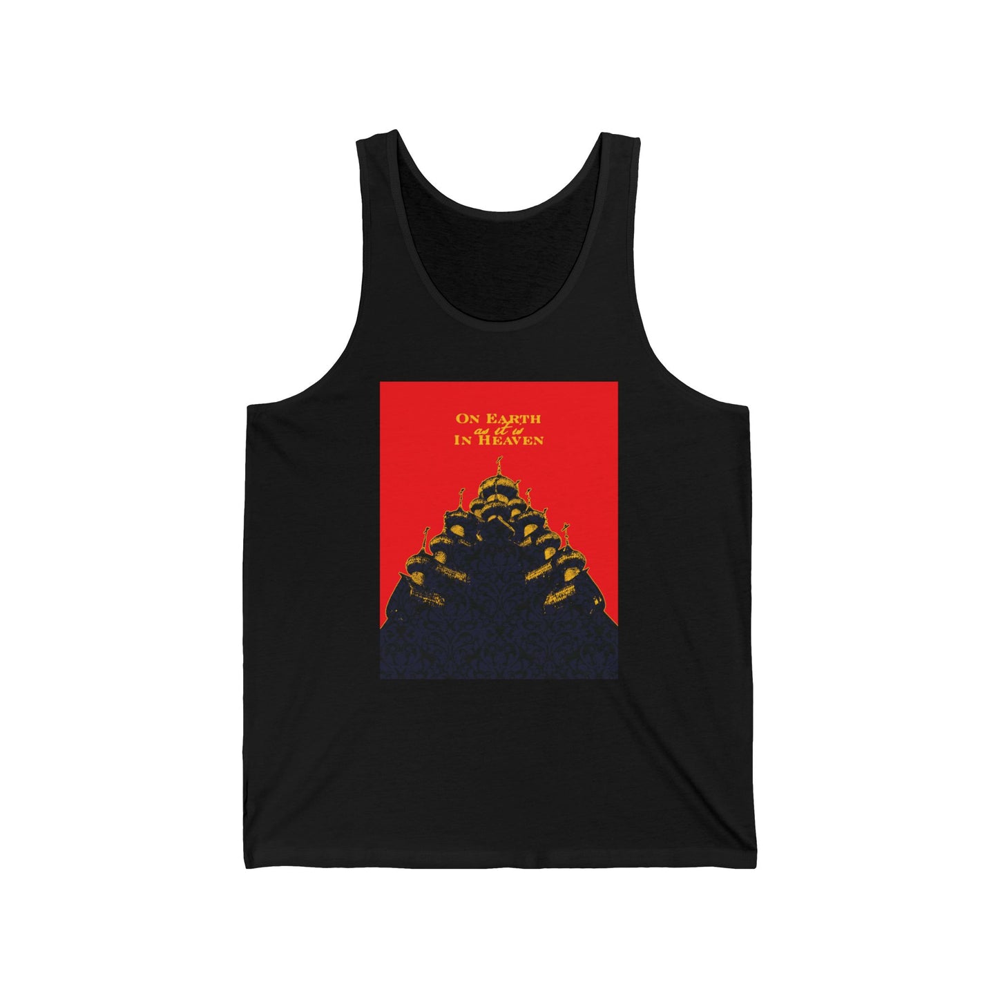 The Church: On Earth As It Is In Heaven | Lord's Prayer | Ancient Russian Wooden Church Design | Orthodox Christian Tank Top