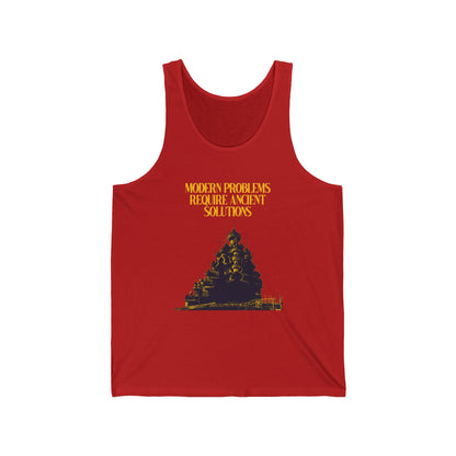 Modern Problems Require Ancient Solutions No. 1 | Orthodox Christian Jersey Tank Top / Sleeveless Shirt