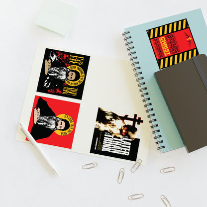 Fr Seraphim Rose 4x4 Sticker Sheet No. 1 | It's Later Than You Think | Modern Saint Graphic Decor | Apocalyptic | Orthodox Christian Stickers