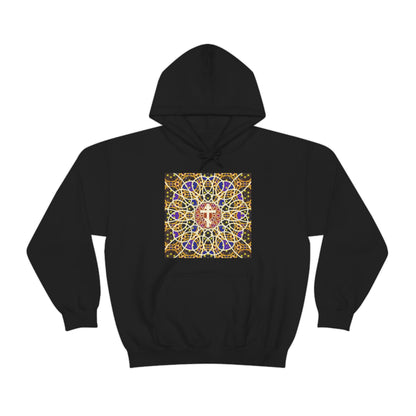 Art Cross: Rose Window No. 1 | Orthodox Christian Hoodie / Hooded Sweatshirt