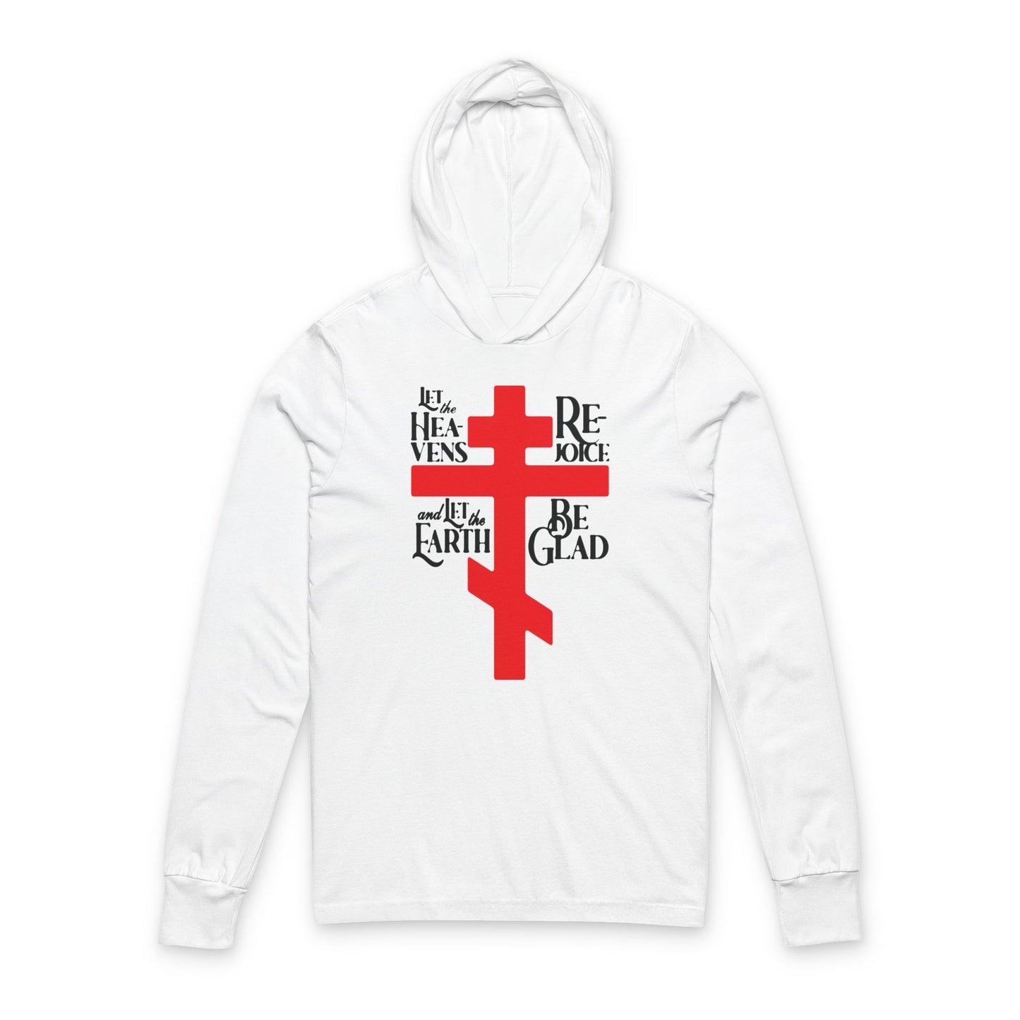 Let the Heavens Rejoice | Psalm 96 (95 Septuagint) | Orthodox Christian Liturgical Hymn | Russian Cross | Orthodox Long Sleeve Hooded Shirt