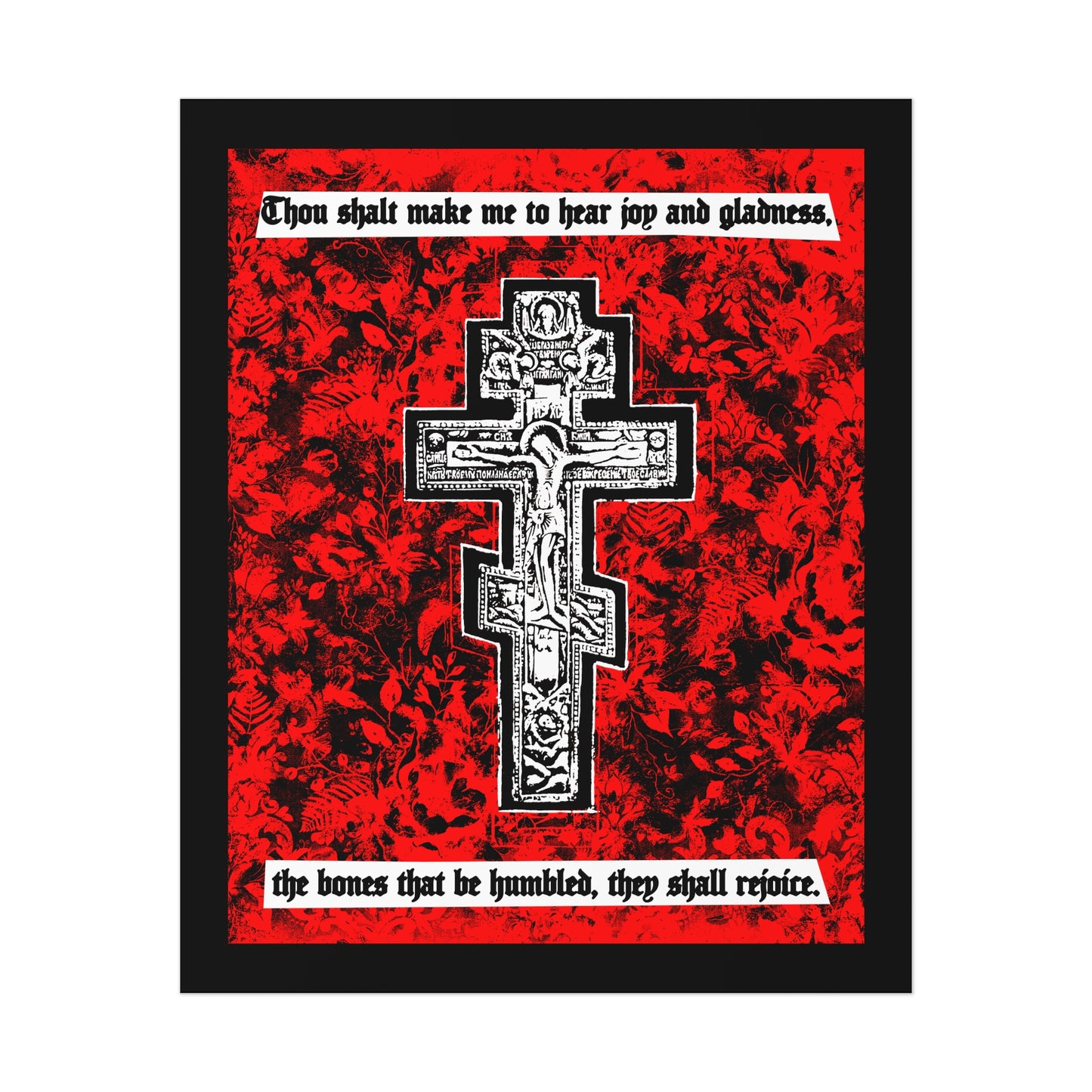 The Bones That Be Humbled (Psalm 50/51) No. 1 | Orthodox Christian Art Poster