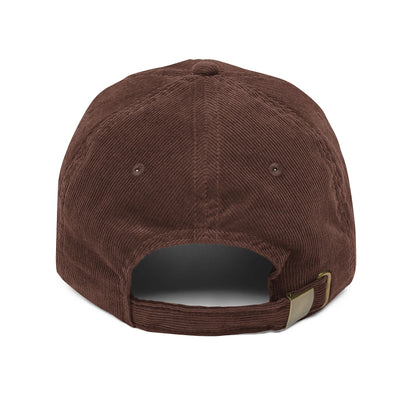 NIKA Red Russian Cross w/ White Text | NIKE Logo Mashup | Orthodox Christian Vintage Embroidered Corduroy Cap