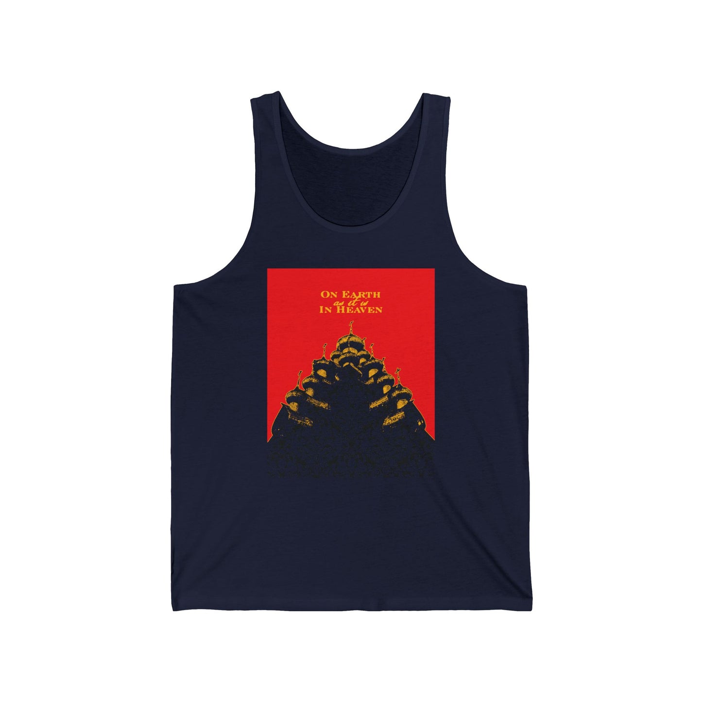 The Church: On Earth As It Is In Heaven | Lord's Prayer | Ancient Russian Wooden Church Design | Orthodox Christian Tank Top