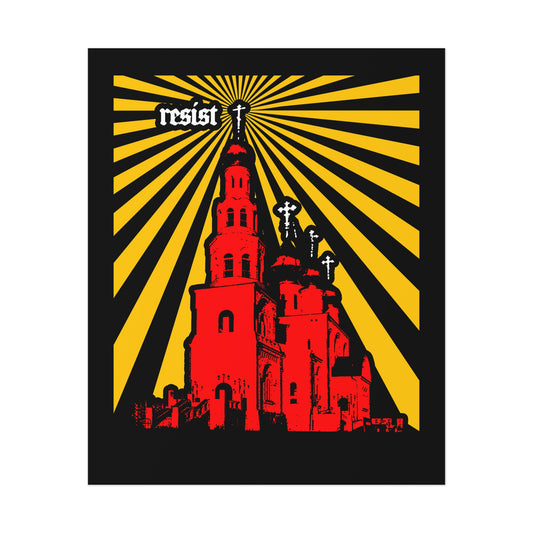 Resist (Orthodoxy Against the World) No. 1 | Orthodox Christian Art Poster