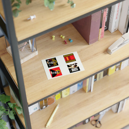 Fr Seraphim Rose 4x4 Sticker Sheet No. 1 | It's Later Than You Think | Modern Saint Graphic Decor | Apocalyptic | Orthodox Christian Stickers