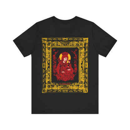 The Unfading Bloom (Theotokos Iconographic) No. 1 | Orthodox Christian T-Shirt