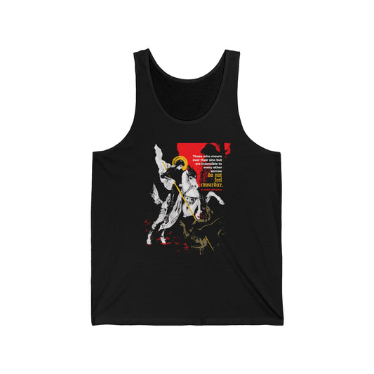Those Who Mourn Over Their Sins (St John Climacus) No. 1 | Orthodox Christian Jersey Tank Top / Sleeveless Shirt