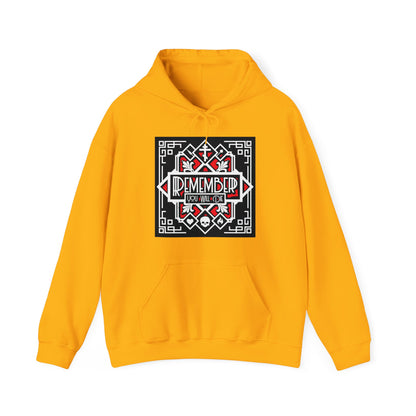 Remember You Will Die: Art Deco Design No.3 | Orthodox Christian Hoodie