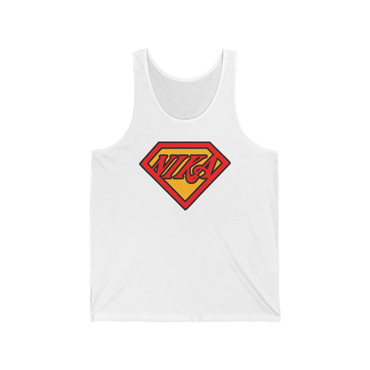 NIKA Superm@n Logo No. 1 | Orthodox Christian Jersey Tank Top / Sleeveless Shirt